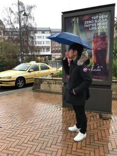 イギリスにて